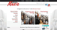 Desktop Screenshot of ferrari-music.fr